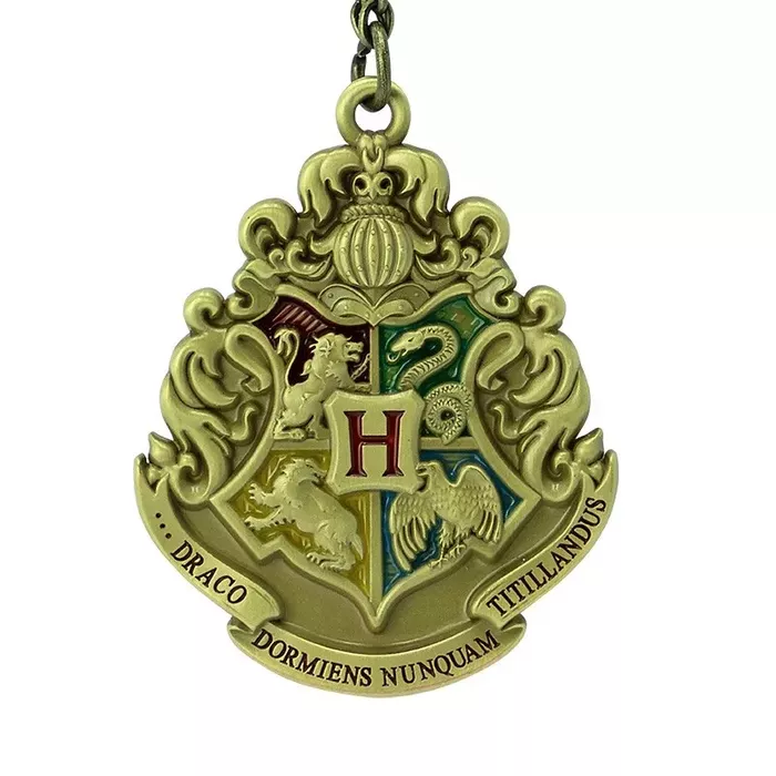 Porte-clés 3D Emblème Poudlard (Hogwarts) - Harry Potter - Blason de Collection - 5,5cm