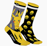 Chaussettes Pokémon Dépareillées - Tissage Haute Densité 200 Aiguilles - Qualité Premium