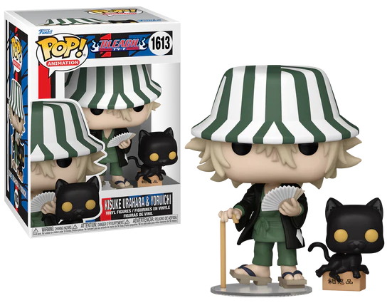 Figurine Funko Pop! n°1613 - Kisuke Urahara avec Yoruichi (Chat) - Bleach