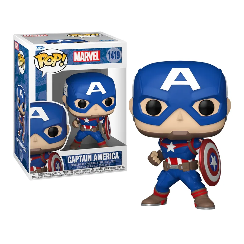 Figurine Funko Pop! n°1419 - Captain America - Marvel New Classics