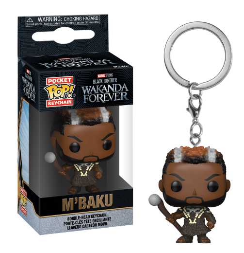 Porte-clés Funko Pocket Pop! Black Panther: Wakanda Forever - M'Baku