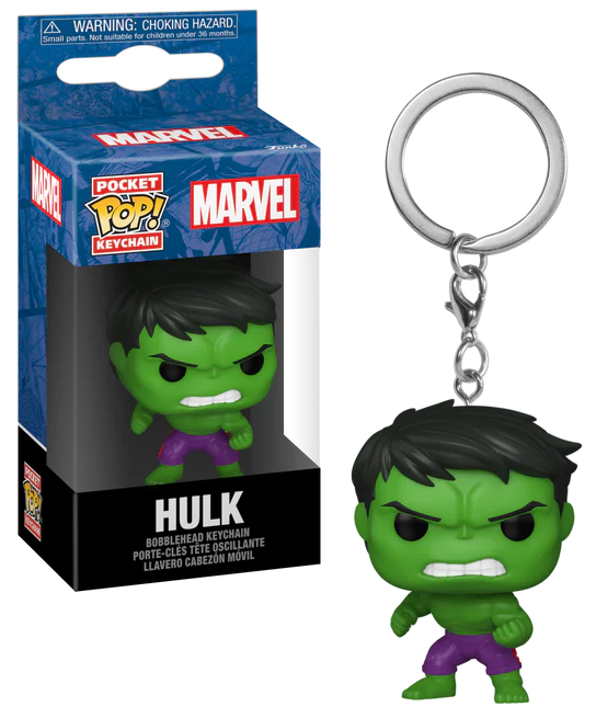 Porte-clés Funko Pocket Pop! Marvel New Classics - Hulk