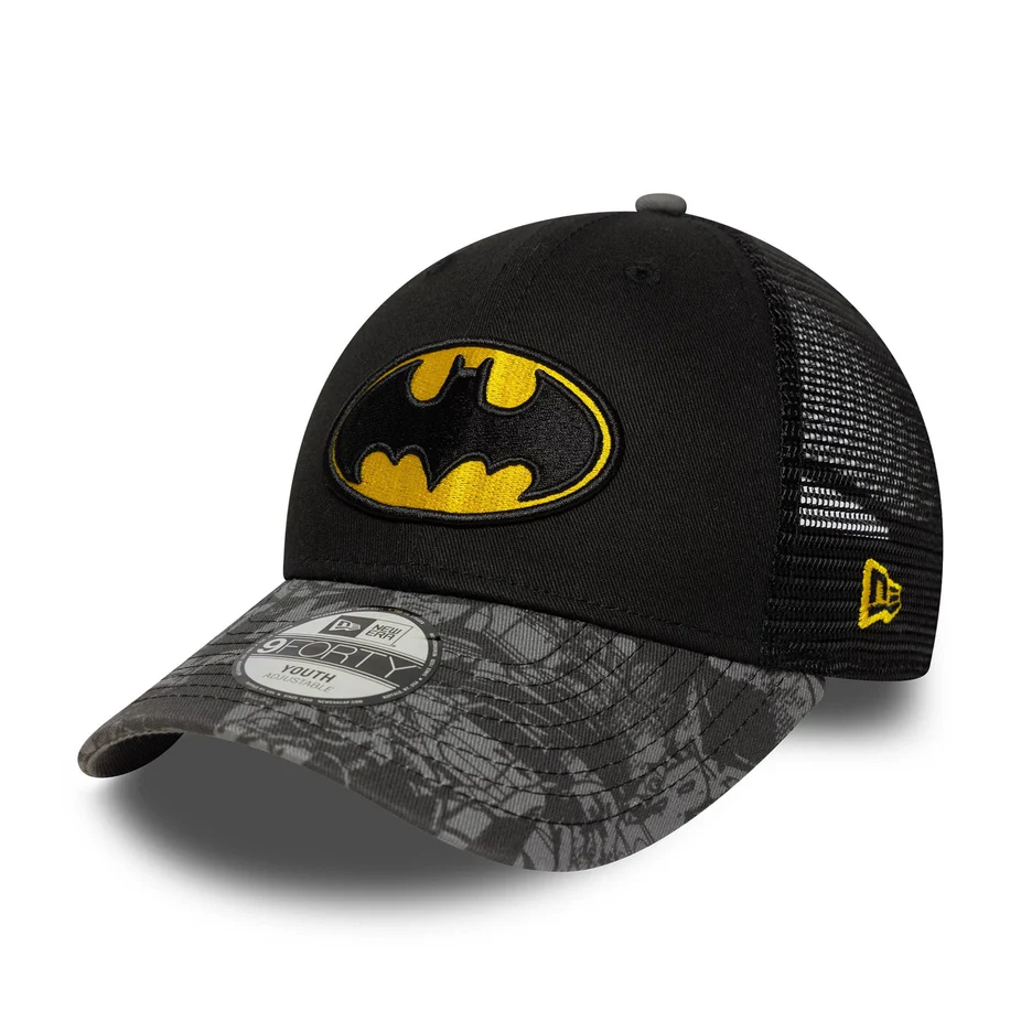 Casquette Enfant Batman - Logo Chauve-Souris (Taille Ajustable)
