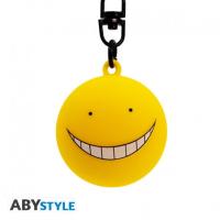 Porte-clés 3D Koro-Sensei - Assassination Classroom - Tête Jaune Souriante - 3,5cm