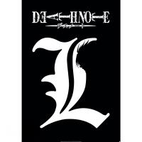 Poster Death Note - Symbole L (Old English) - Format Maxi 91,5 x 61 cm