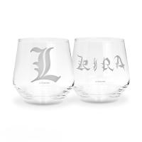 Set de 2 Verres Death Note - Kira (Light Yagami) & L Lawliet - 300 ml