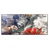 Tapis de souris Gaming XXL L'Attaque des Titans - Duel Eren vs Titan Colossal