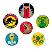 Pack de Badges Jurassic Park - Icônes et Logo Classique