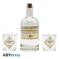 Set de Boisson Harry Potter - Bouteille et 2 Verres - Design Potion (Apothecary)