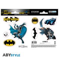 Stickers Batman - 2 Planches (16x11cm) - Batman et Logos Classiques