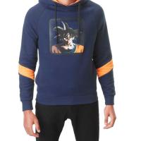 Sweat à Capuche Enfant Dragon Ball Z - Bleu - Design Buste Héros (Goku)