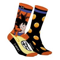 Chaussettes Tennis Dragon Ball Z - Qualité 200 Aiguilles - Goku & Boules de Cristal - Dépareillées