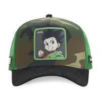 Casquette Trucker - Hunter X Hunter - Gon Camouflage Kaki et suedine
