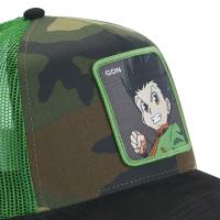 Casquette Trucker - Hunter X Hunter - Gon Camouflage Kaki et suedine