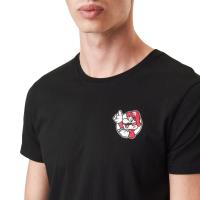 T-shirt Super Mario - Design Bandes Tissées sur les Manches - Sportswear Style