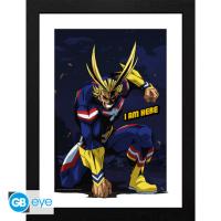 Tirage encadré My Hero Academia - All Might - 30 x 40 cm