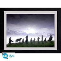 Tirage encadré Le Seigneur des Anneaux - La Communauté de l'Anneau - Fellowship - 30 x 40 cm