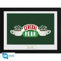 Tirage encadré Friends - Central Perk Coffee Shop - 30 x 40 cm