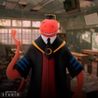 Figurine Koro Sensei (Version Rouge / Colère) - Assassination Classroom - 20cm