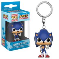Porte-clés Funko Pocket Pop! Sonic The Hedgehog - Sonic avec Anneau (Ring)