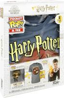 Pack Harry Potter - T-shirt "Gryffondor" Taille M + 3 Figurines Pocket POP! (Le Trio)