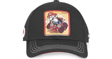 Casquette Mario Kart - Design Mario (Logo M & Damier Racing)