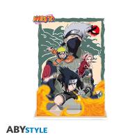 Acryl® Diorama Naruto Shippuden - Équipe 7 (Naruto, Sasuke, Sakura & Kakashi) - 16cm