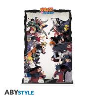 Acryl® Diorama Naruto Shippuden - Combat de Groupe (Grands Combats Ninja) - 16cm