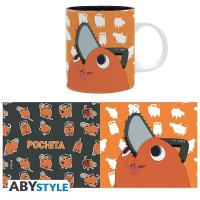 Mug Chainsaw Man - Pochita - Design Visage Iconique - 320 ml