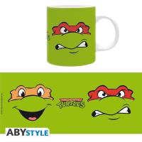 Mug Tortues Ninja - Raphaël & Michelangelo - 320 ml - Design Cowabunga