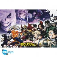 Poster My Hero Academia - Héros vs Vilains - Format Maxi 91,5 x 61 cm