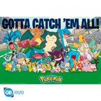 Poster Pokémon - Les Favoris de tous les temps - Format Maxi 91,5 x 61 cm