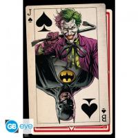 Poster DC Comics - Batman & Joker "Carte à jouer" - Format Maxi 91,5 x 61 cm