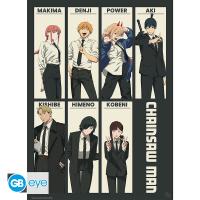 Posters Chainsaw Man - Devil Hunters - Style Chibi - 52 x 38 cm