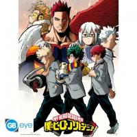 Posters My Hero Academia - Arc Agence Endeavor - Style Chibi - 52 x 38 cm