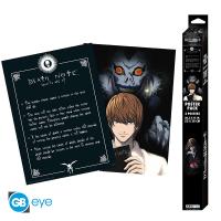 Set de 2 Posters Death Note - Règles du Carnet - Style Chibi - 52 x 38 cm