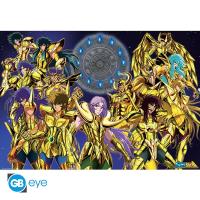 Poster Saint Seiya - Les Chevaliers d'Or (Gold Saints) - Format Maxi 91,5 x 61 cm