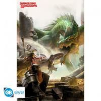 Poster Maxi Donjons & Dragons - "L'Aventure" - 91,5 x 61 cm