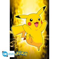 Poster Pokémon - Pikachu Style Néon - Format Maxi 91,5 x 61 cm
