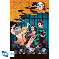 Poster Maxi Demon Slayer (Kimetsu no Yaiba) - Groupe - 91,5 x 61 cm