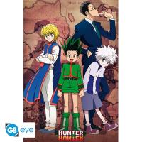 Poster Maxi Hunter x Hunter - Les Héros (Gon, Killua, Kurapika, Leorio) - 91,5 x 61 cm