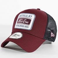 Casquette Trucker New Era - Coloris Bordeaux (Burgundy) - Filet Respirant