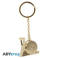 Porte-clés 3D Escargot-Phone "Buster Call" (Golden Den Den Mushi) - One Piece - 3,5cm