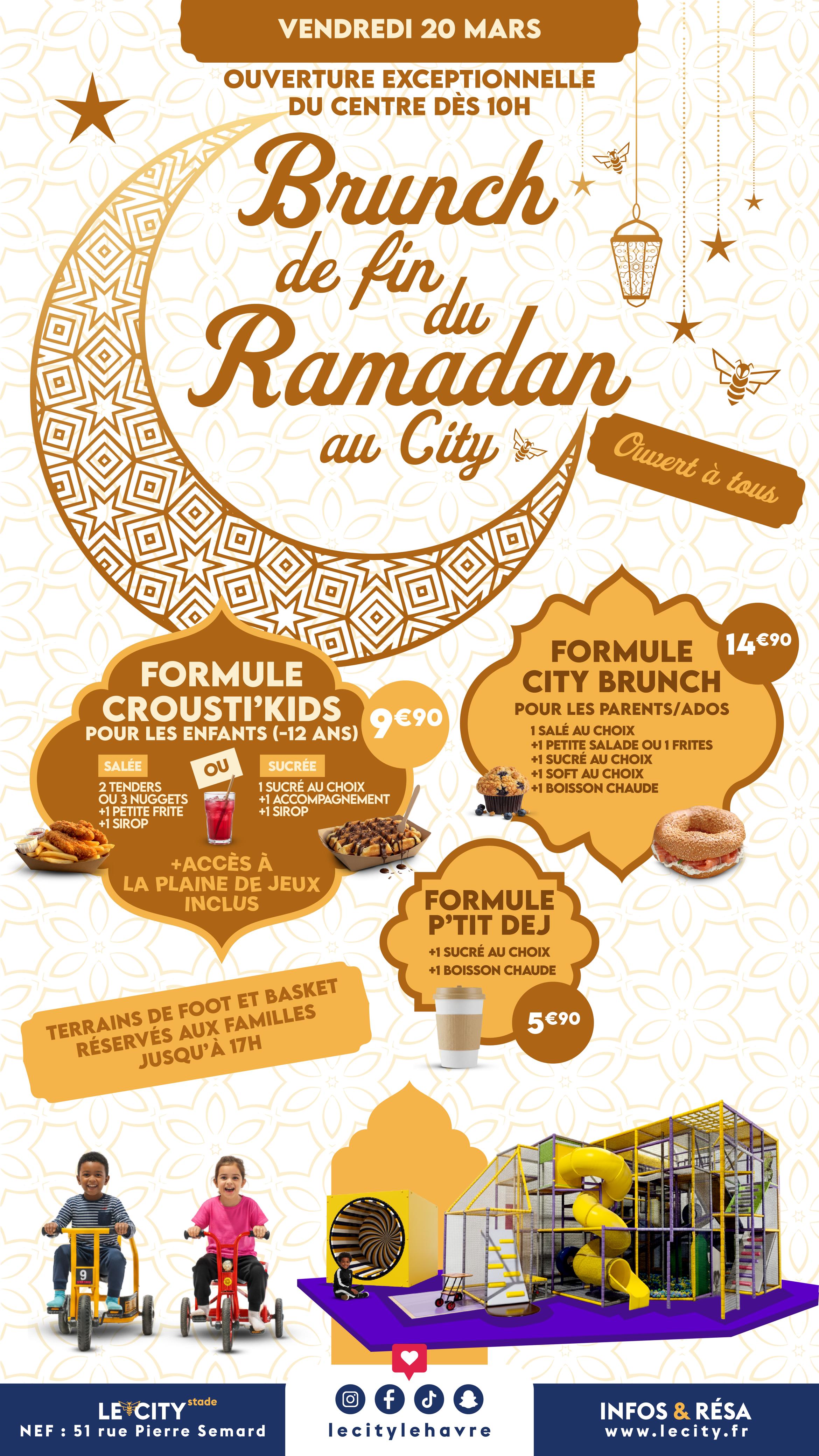 BRUNCH FAMILIAL CE VENDREDI 20/03