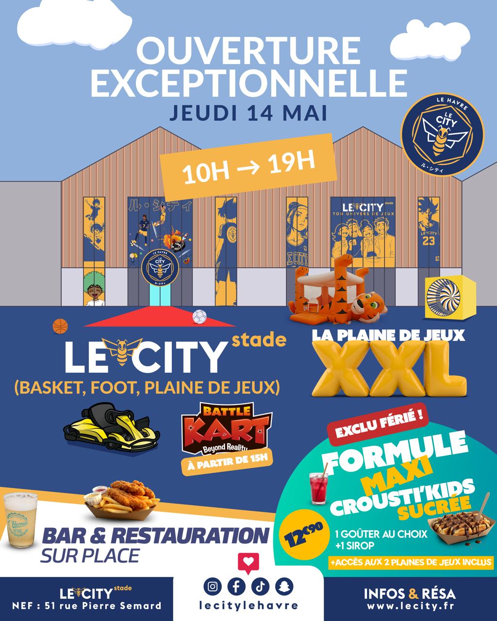 OUVERT CE 14 MAI