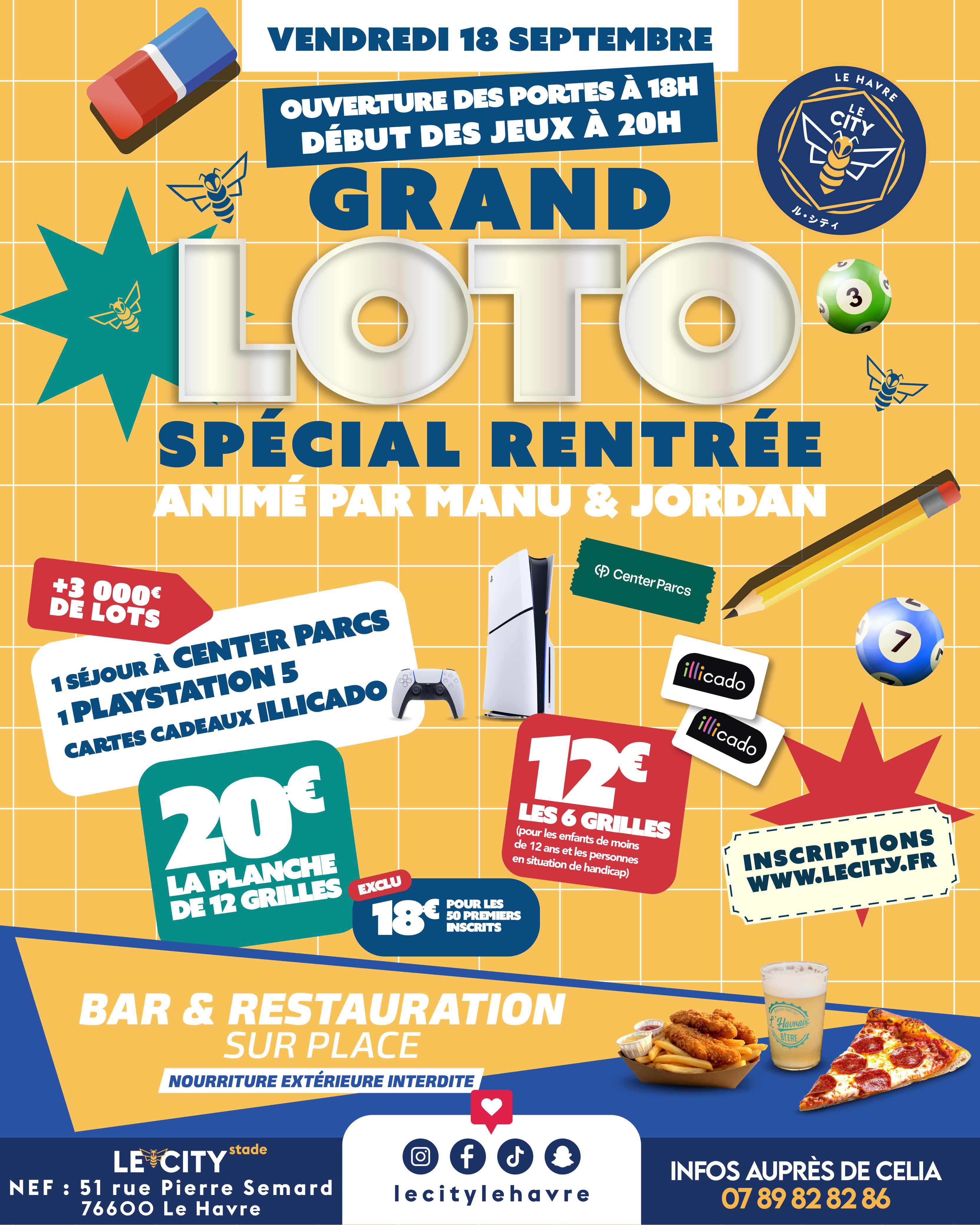 GRAND LOTO SPÉCIAL RENTRÉE